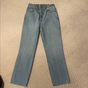Abercrombie & Fitch Light Blue Straight Leg Jeans